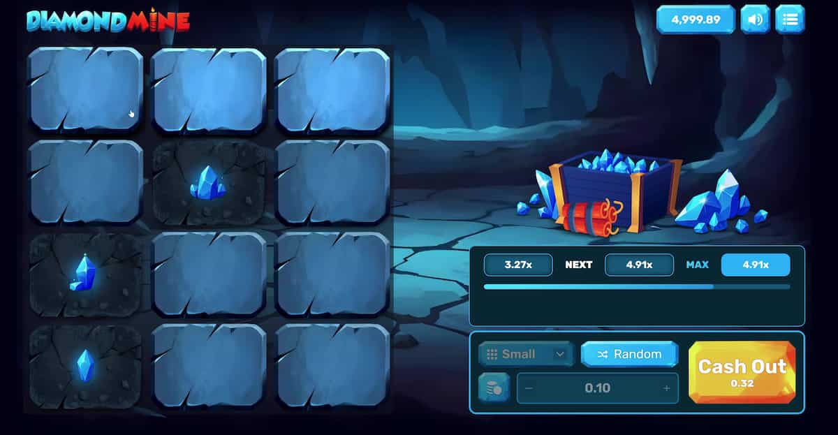 Diamond Mine gameplay screenshot 1