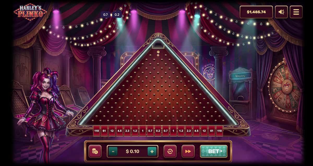 Harley's Plinko gameplay screenshot 1