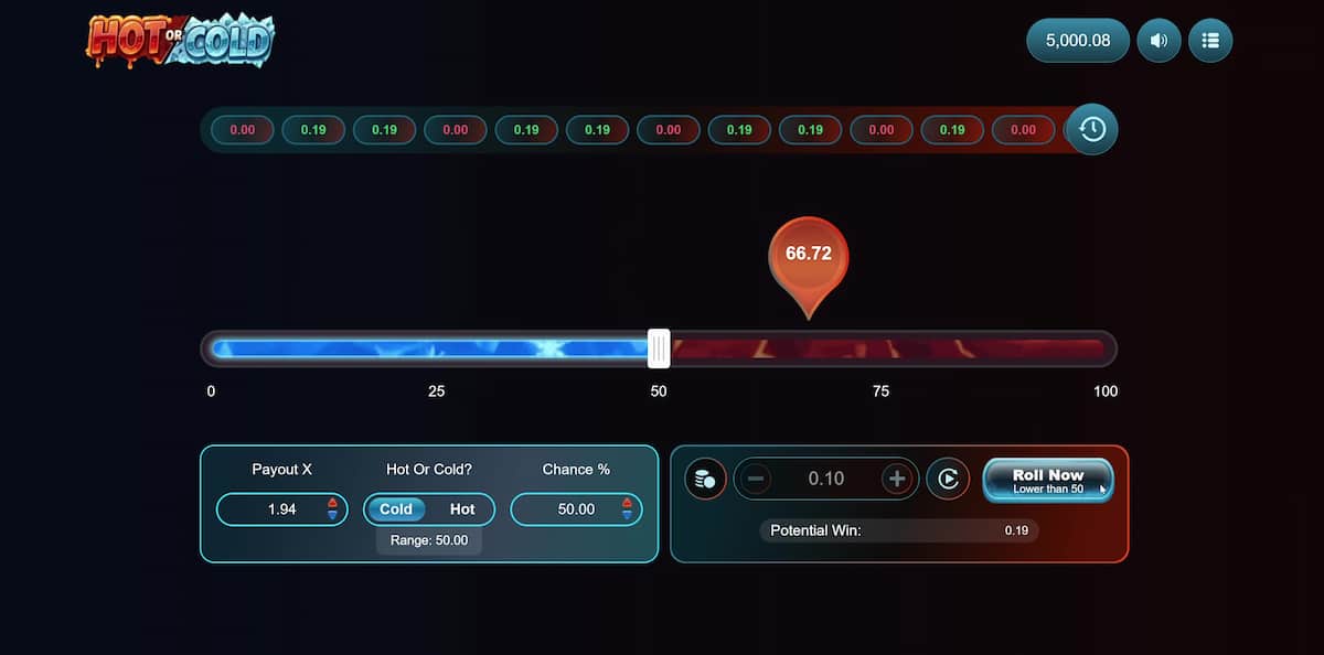 Hot or Cold gameplay screenshot 1