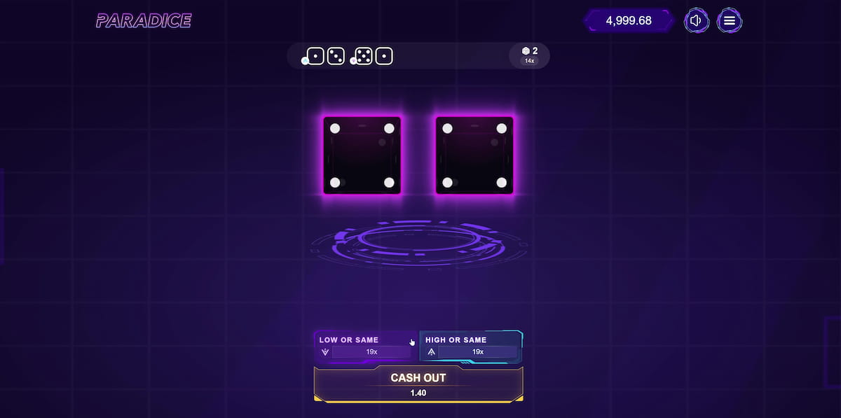 Paradice gameplay screenshot 1