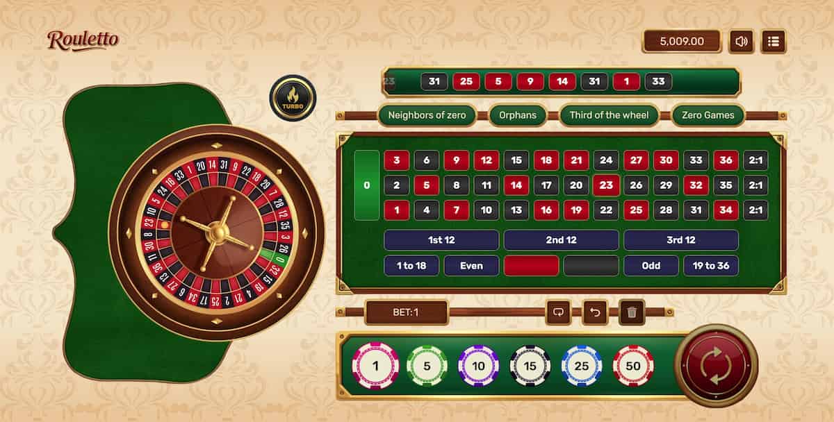 Rouletto gameplay screenshot 1
