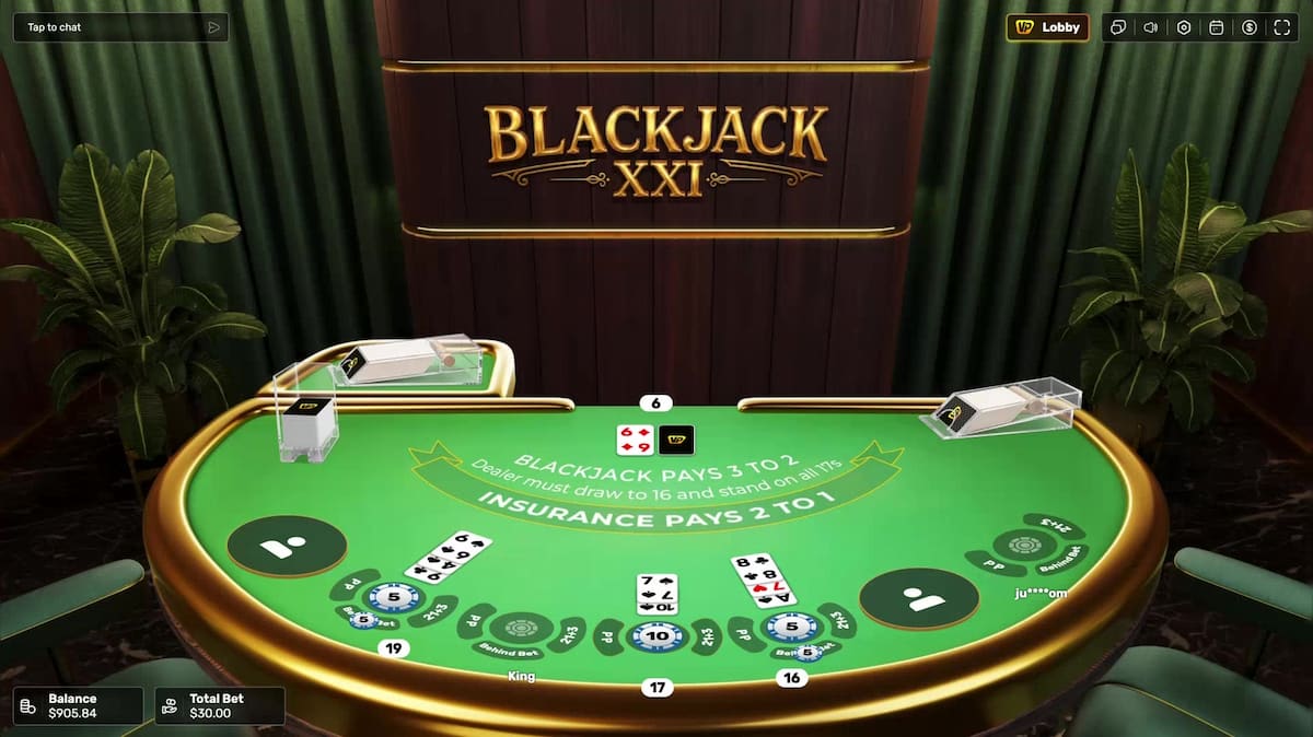 Blackjack XXI 1 gameplay screenshot 1