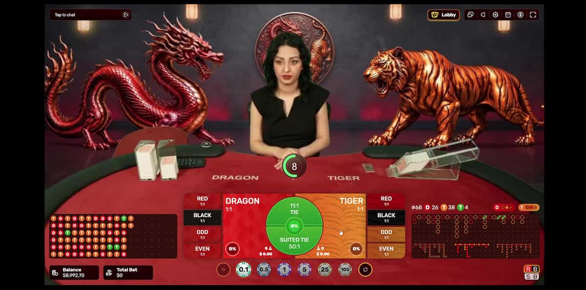 Dragon Tiger gameplay screenshot 1